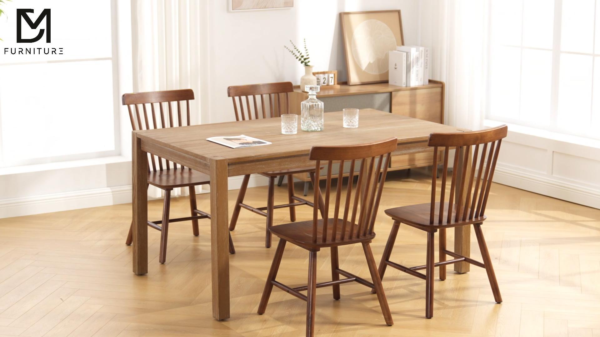 Amazon.com - DM Furniture Windsor Dining Chairs Set of 2, French